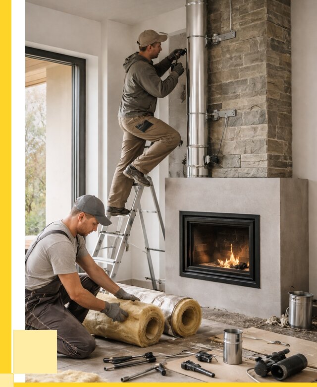 Монтаж дымоходов для каминов в Ярцеве от 15261 р. ЭриданРцв