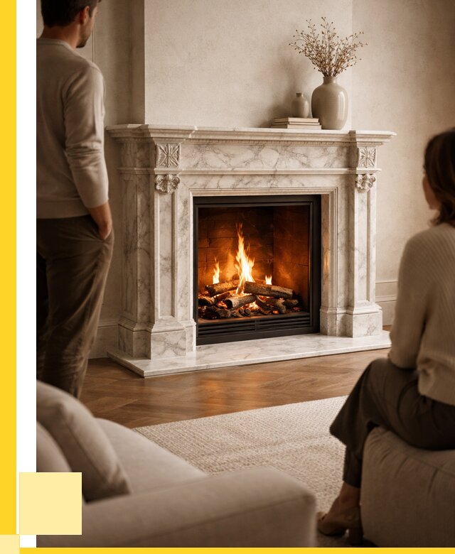 Мраморные камины под ключ в Ярцеве от 254350 р. | ЭриданРцв