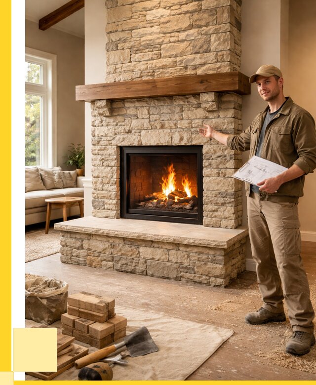 Камины под ключ в Ярцеве от 183132 р. | ЭриданРцв — установка