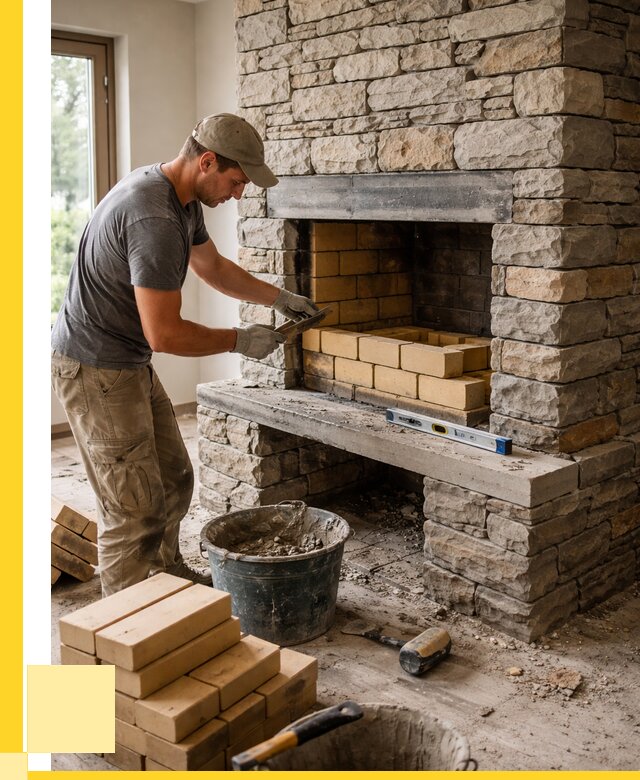 Кладка каминов и камина в Ярцеве от 25435 р. ЭриданРцв