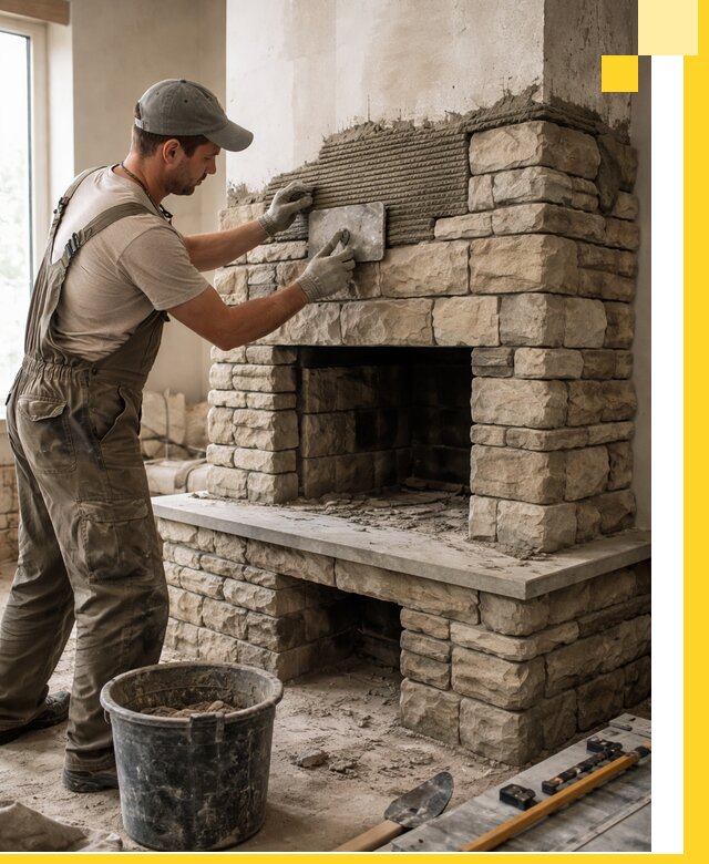 Строительство каминов под ключ в Ярцеве от проектирования до монтажа