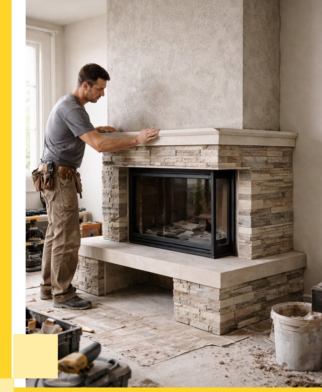 Изготовление каминов под ключ в Ярцеве от 152610 р. | ЭриданРцв