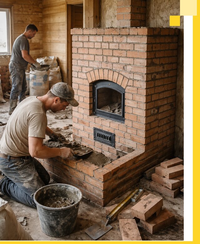 Профессиональное строительство печей в Ярцеве под ключ