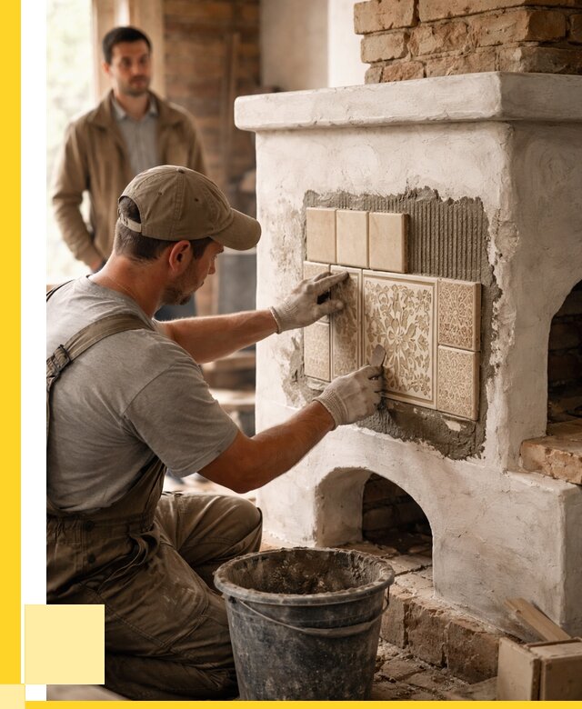 Отделка печей и банных печей в Ярцеве от 35609 р. | ЭриданРцв