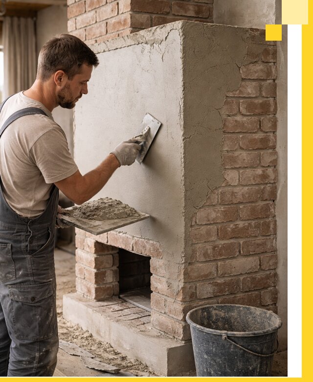 Отделка печей и облицовка каминов в Ярцеве под ключ