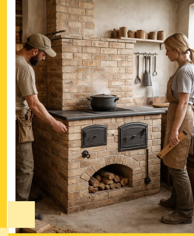 Варочно отопительные печи в Ярцеве от 91566 р. | ЭриданРцв