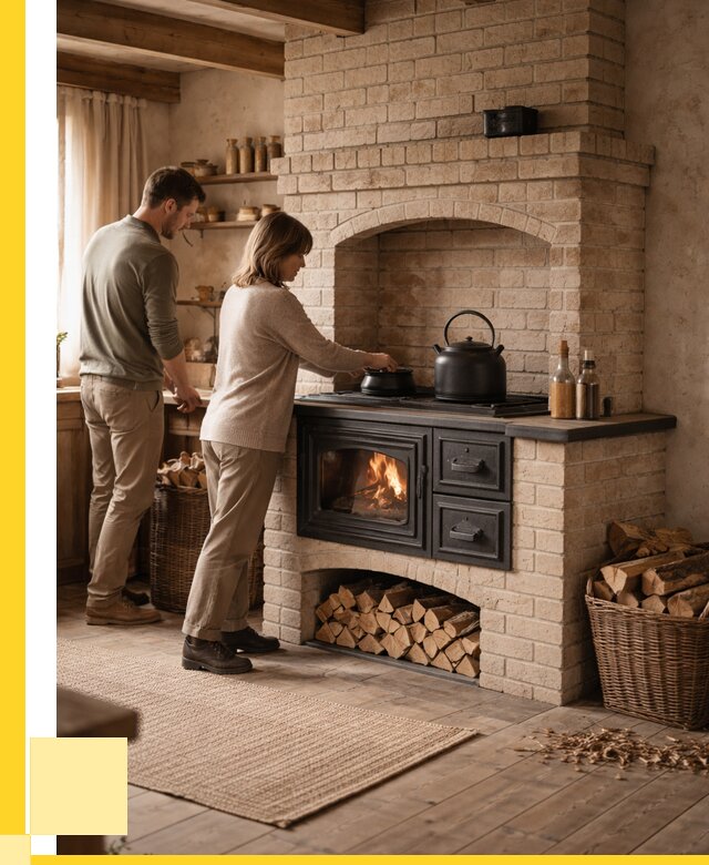 Печи с плитой в Ярцеве от 45783 р. | ЭриданРцв — кирпичная печь