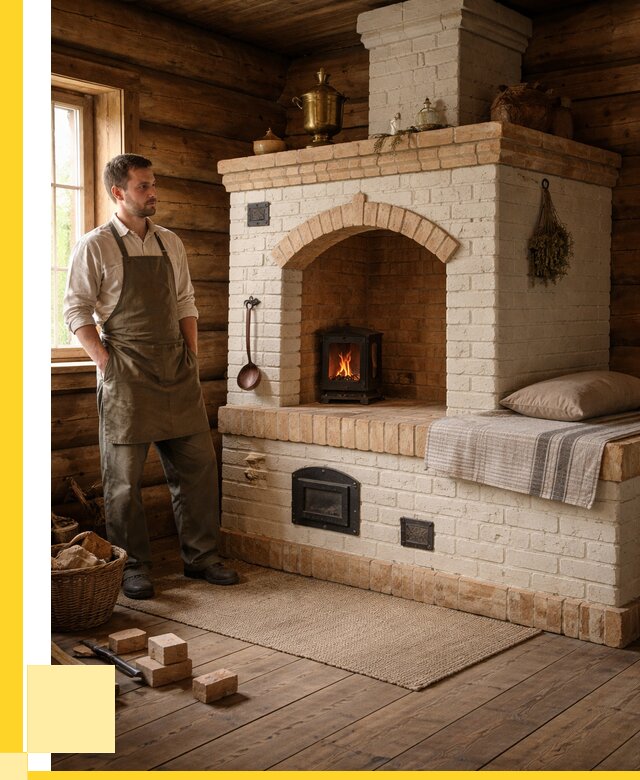 Русские печи с лежанкой под ключ в Ярцеве от 152610 р. ЭриданРцв