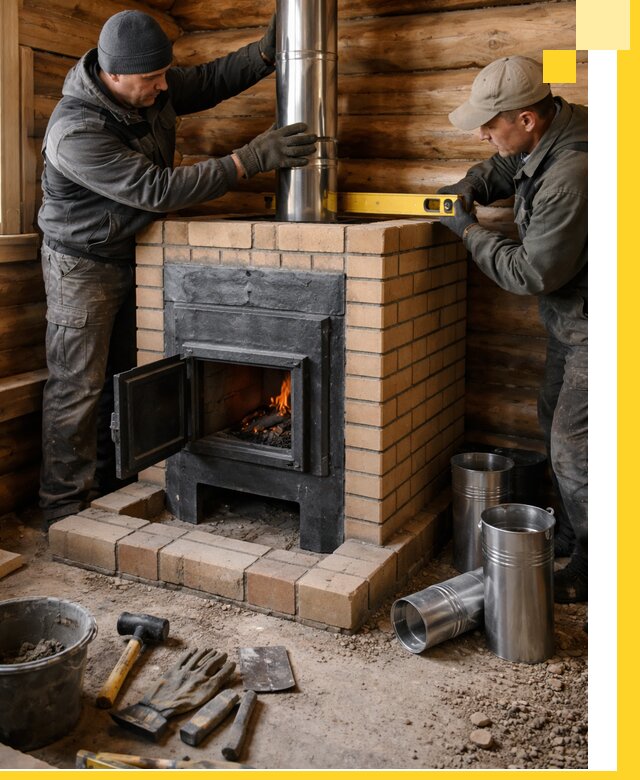 Проектирование, изготовление и установка банных печей в Ярцеве