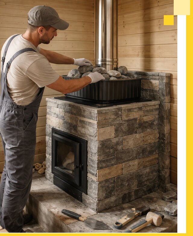 Печи для парной в Ярцеве, производство, монтаж и обслуживание