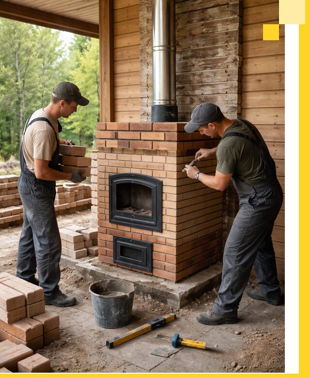 Производство и установка дачных печей под ключ в Ярцеве