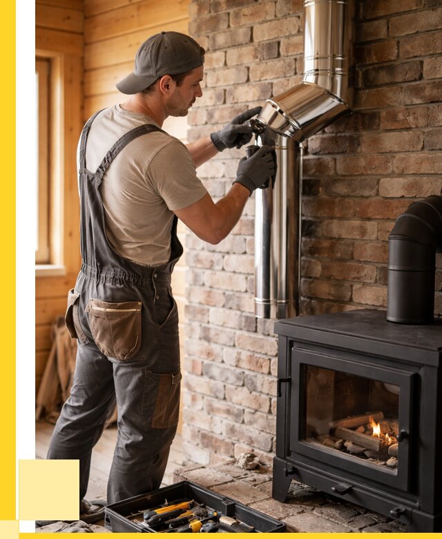 Монтаж дымоходов для печей в Ярцеве от 7631 р. | ЭриданРцв