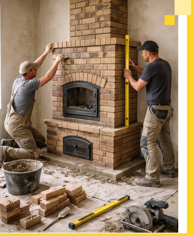 Продажа и установка печей и каминов для дома под ключ в Ярцеве