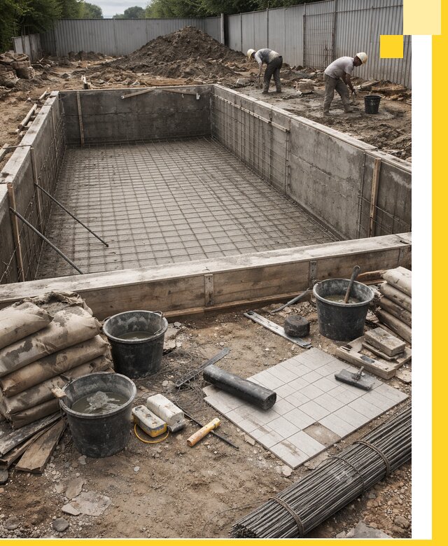 Строительство бассейнов под ключ в Ярцеве, дизайн и монтаж