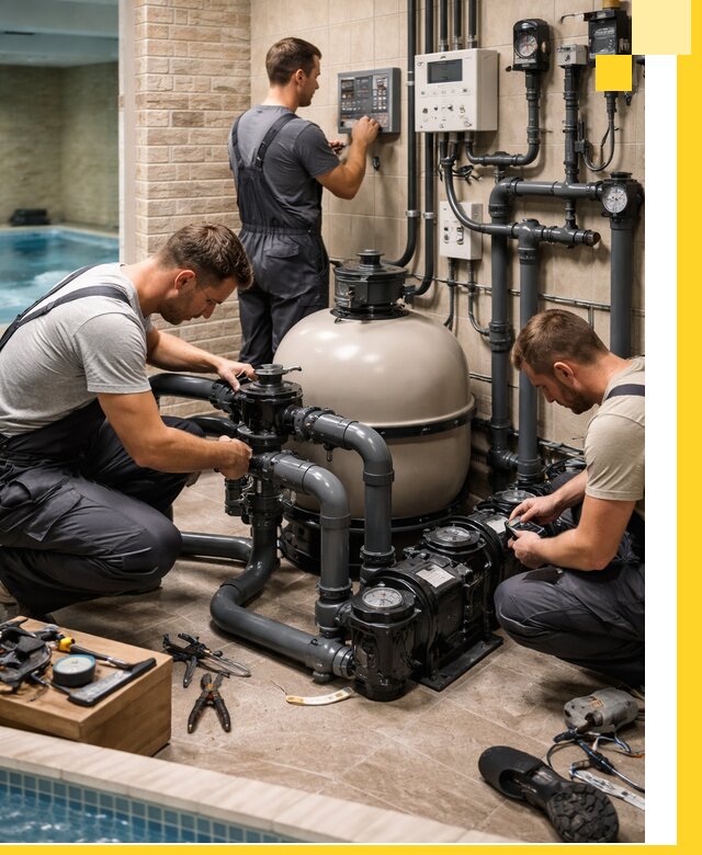 Комплексное оборудование для бассейнов под ключ в Ярцеве