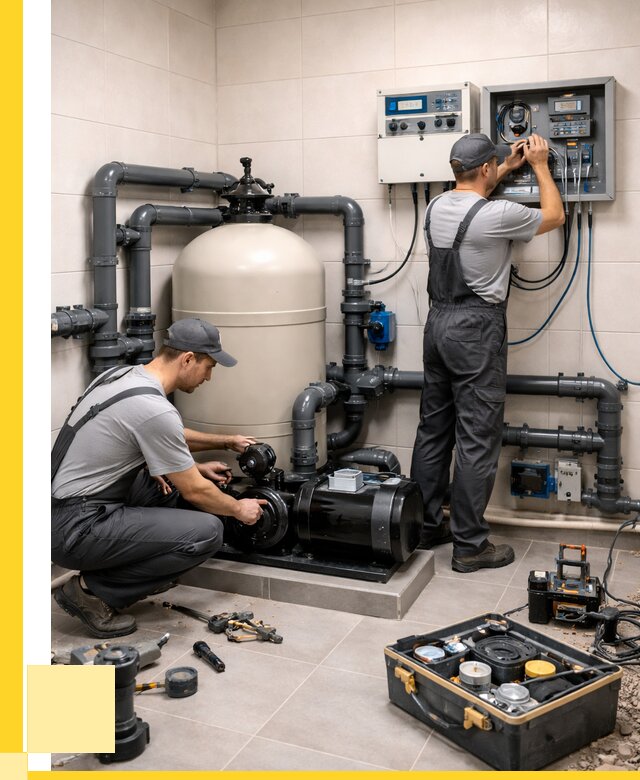 Монтаж оборудования для бассейнов в Ярцеве от 40696 р. | ЭриданРцв