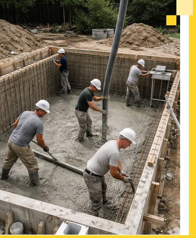 Строительство бетонных бассейнов под ключ в Ярцеве