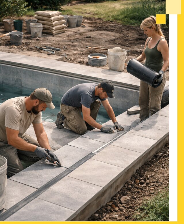 Строительство и монтаж уличных бассейнов под ключ в Ярцеве