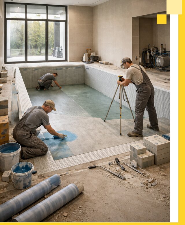 Проект и строительство закрытых бассейнов в Ярцеве под ключ