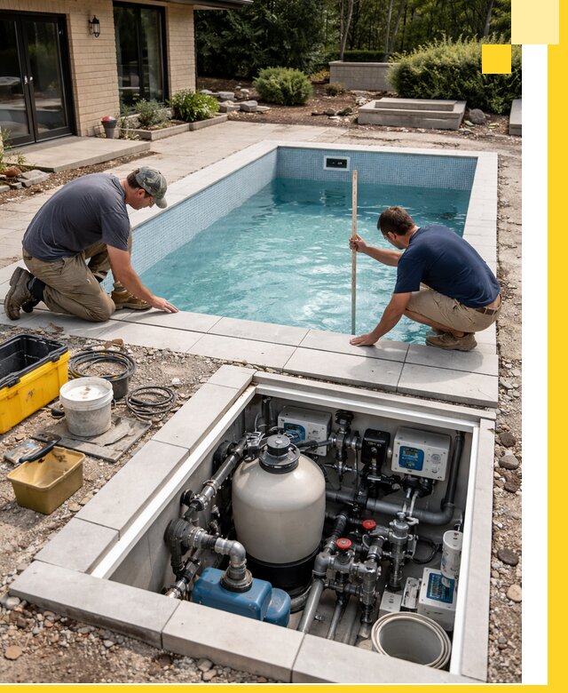 Строительство качественных домашних бассейнов под ключ в Ярцеве