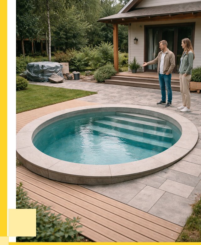 Бассейн на даче под ключ в Ярцеве от 203480 р., ЭриданРцв