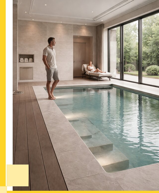 Бассейны в коттедже под ключ в Ярцеве от 1220880 р. | ЭриданРцв