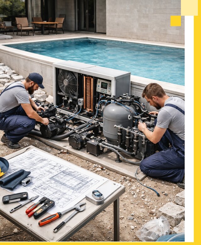 Проектирование и монтаж бассейнов с подогревом в Ярцеве