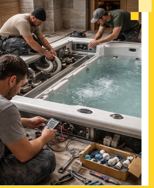 Гидромассажные бассейны под ключ в Ярцеве, дизайн и монтаж