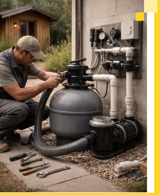 Продажа и монтаж фильтров и насосов для бассейнов в Ярцеве