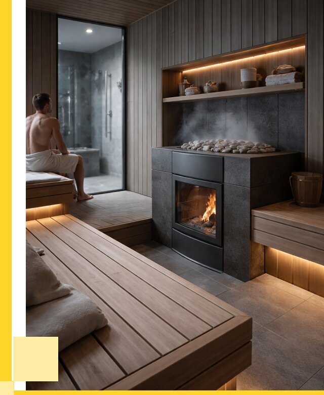 Проект сауны в частном доме в Ярцеве от 35609 р. | ЭриданРцв