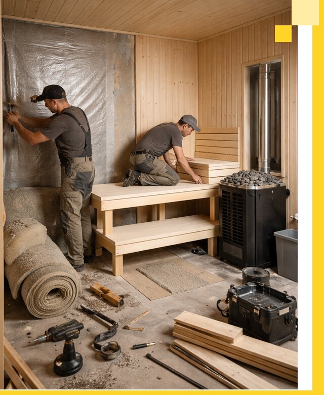 Проекты саун под ключ в Ярцеве дизайн и строительство