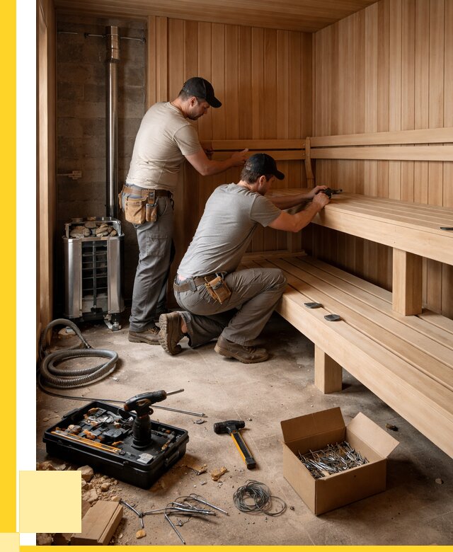 Монтаж саун под ключ в Ярцеве от 122088 р. | ЭриданРцв