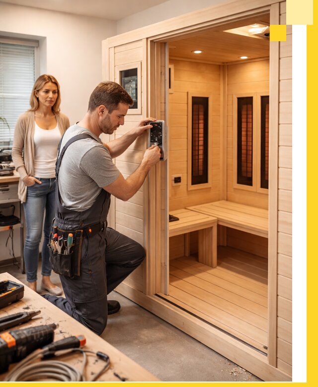 Инфракрасные сауны под ключ в Ярцеве продажа и установка