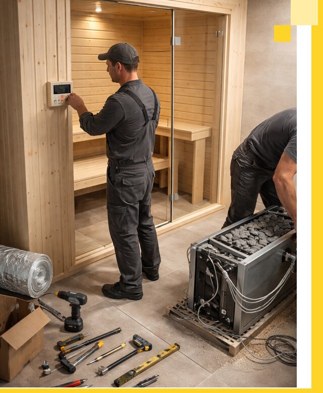 Поставка, установка и монтаж электрических саун в Ярцеве