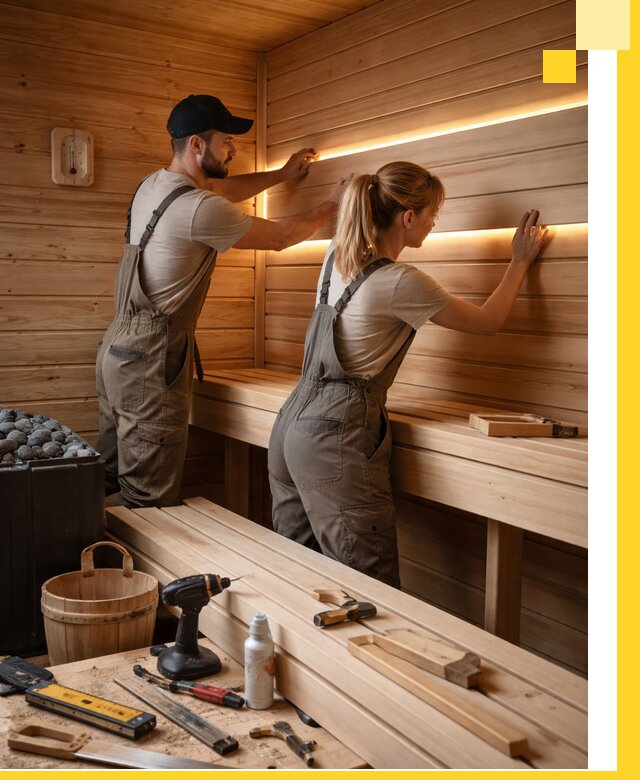 Дизайн саун и бань под ключ с индивидуальным проектом в Ярцеве