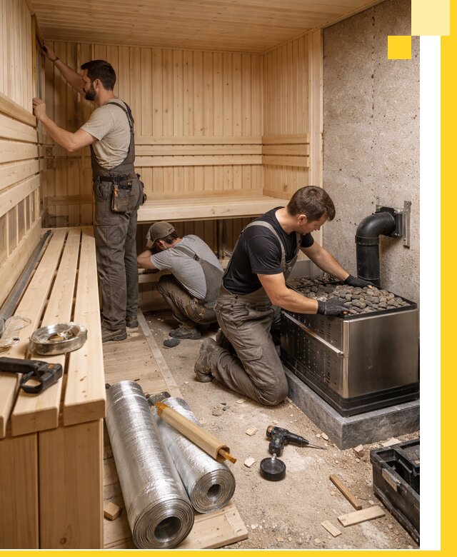 Индивидуальные сауны на заказ в Ярцеве под ключ, проект и монтаж