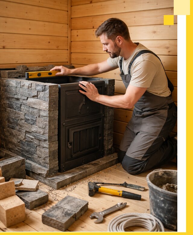 Производство и установка печей для саун под ключ в Ярцеве