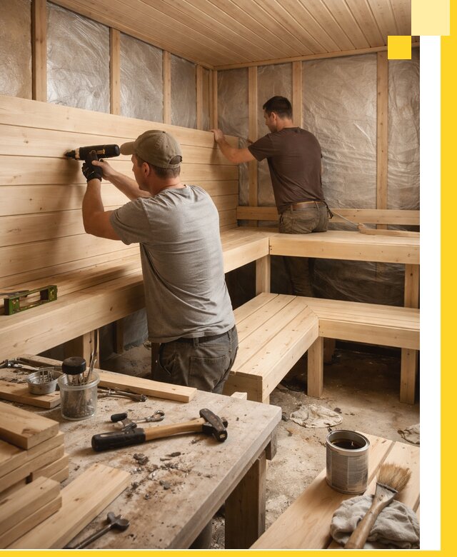 Профессиональная отделка бань и саун под ключ в Ярцеве