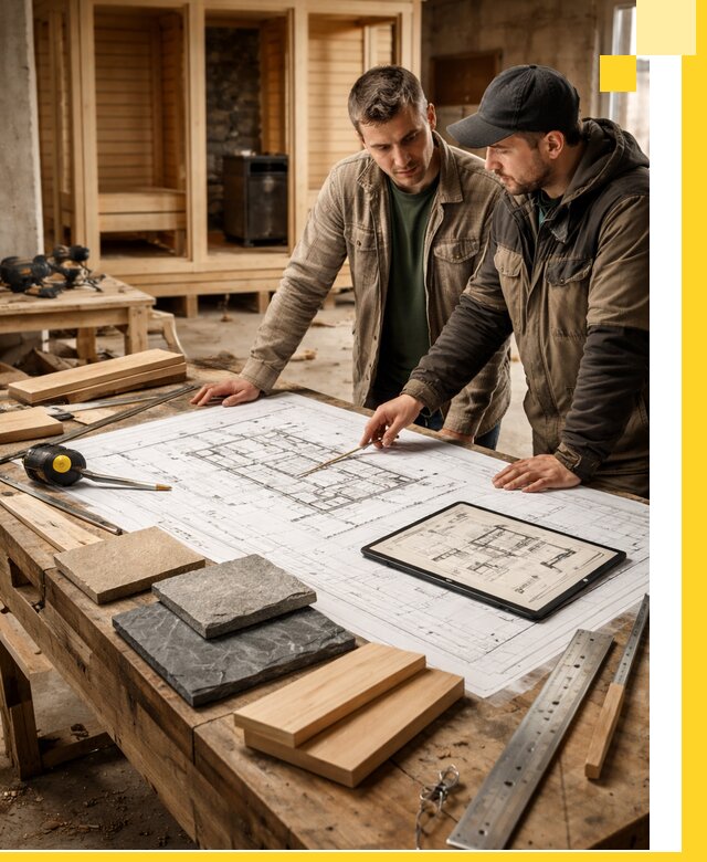 Проекты бань под ключ и планы строительства в Ярцеве