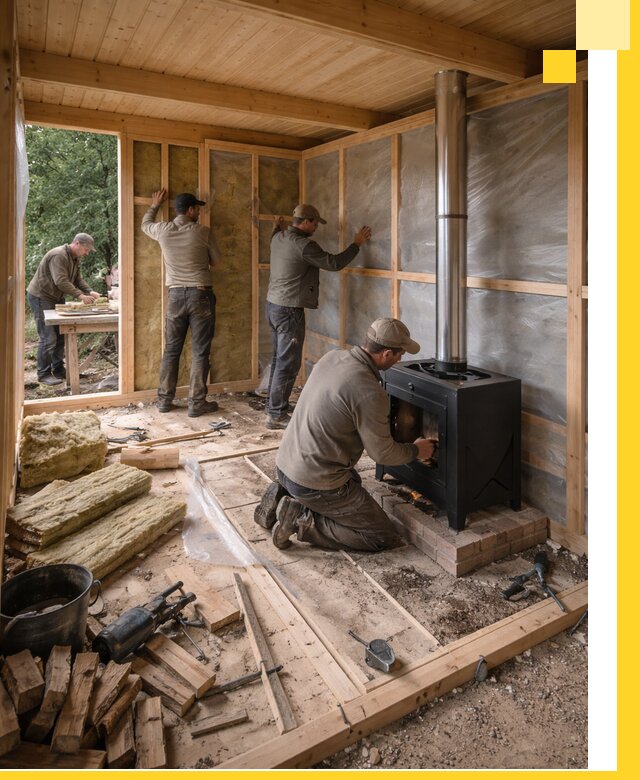 Профессиональный монтаж бань под ключ в Ярцеве для дома