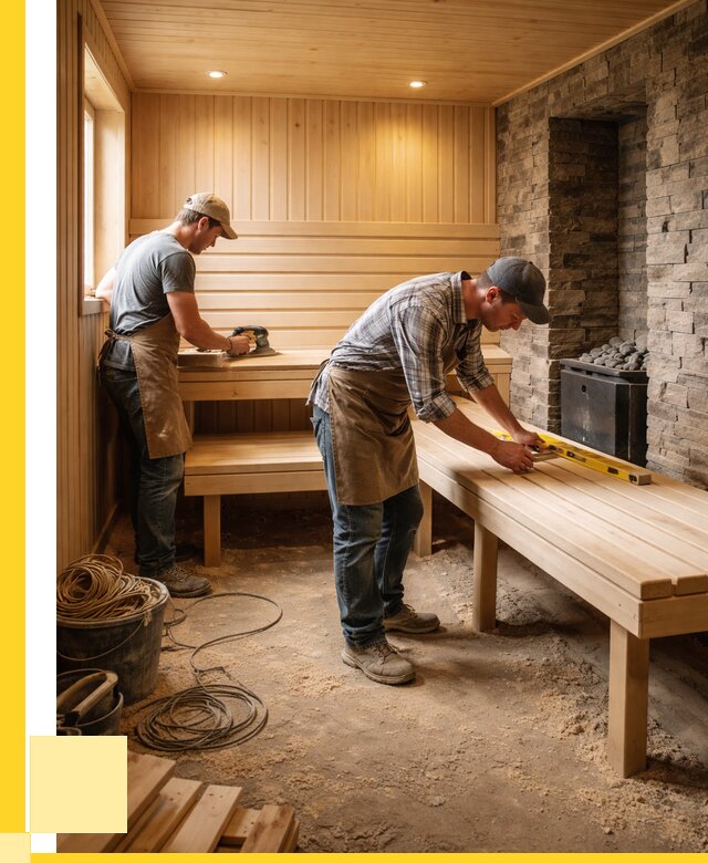 Отделка бани в Ярцеве: внутренняя отделка от 3052 р. | ЭриданРцв