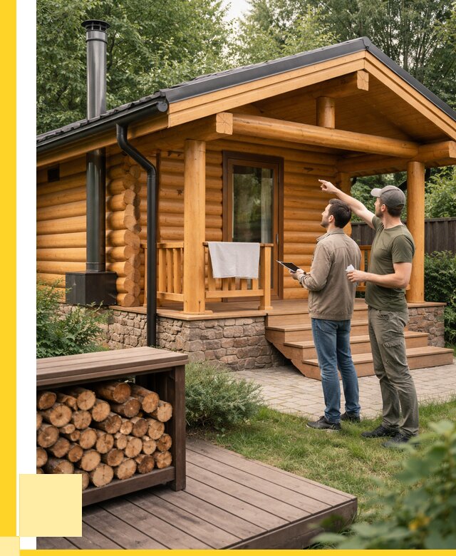 Бани для дачи под ключ в Ярцеве от 254350 р. | ЭриданРцв