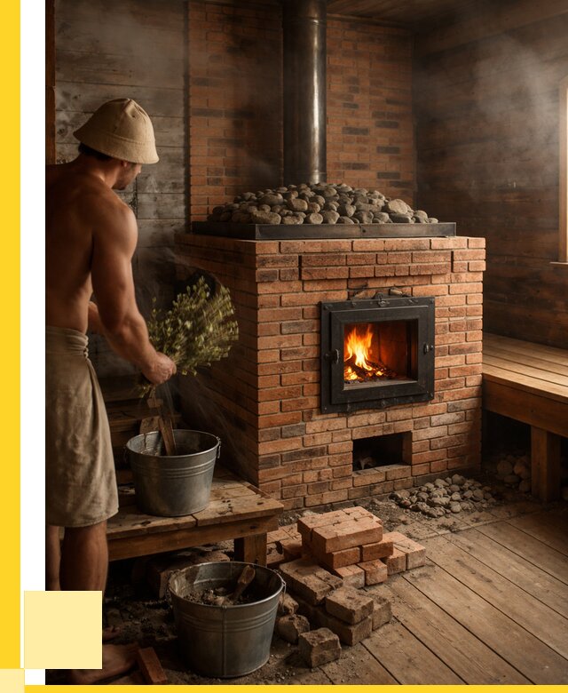 Кирпичные банные печи в Ярцеве от 91566 р. | ЭриданРцв