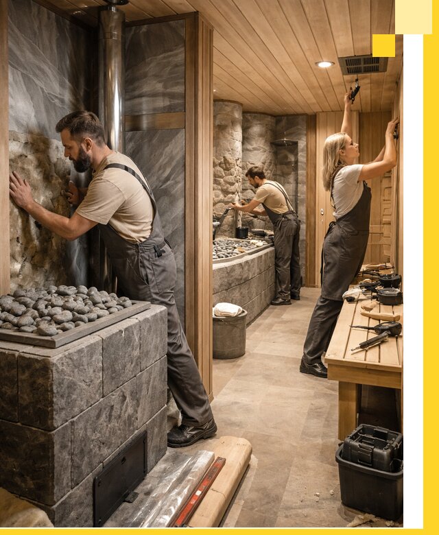 Строительство бань и SPA процедур в Ярцеве под ключ и отделкой