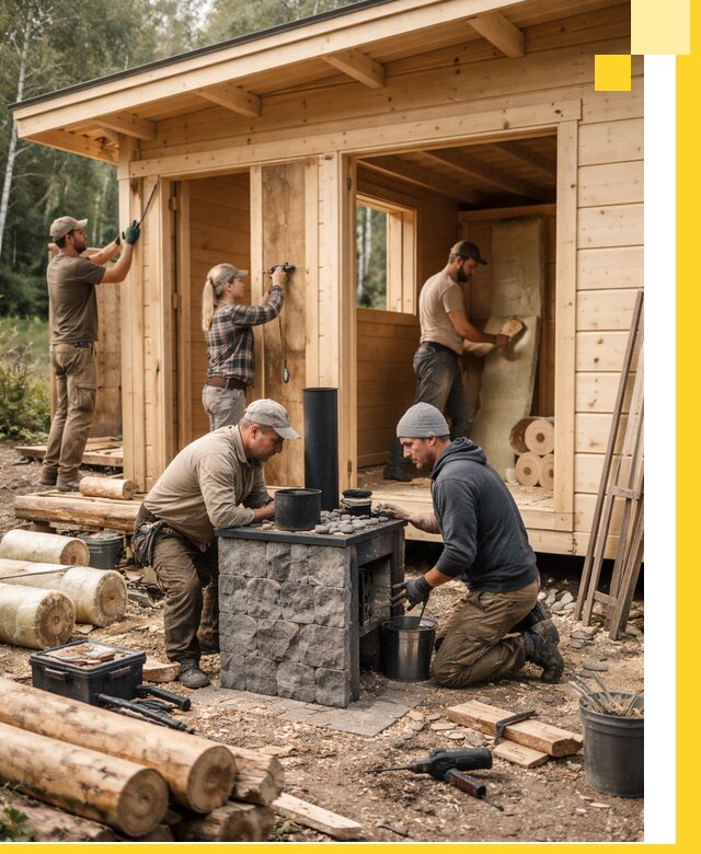 Купить баню под ключ в Ярцеве строительство монтаж отделка