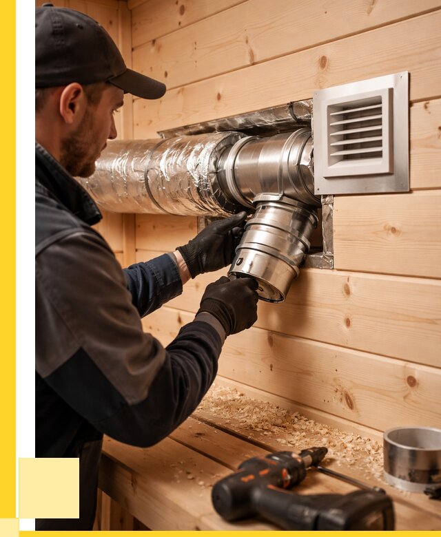 Монтаж вентиляции бани в Ярцеве от 12209 р. | ЭриданРцв