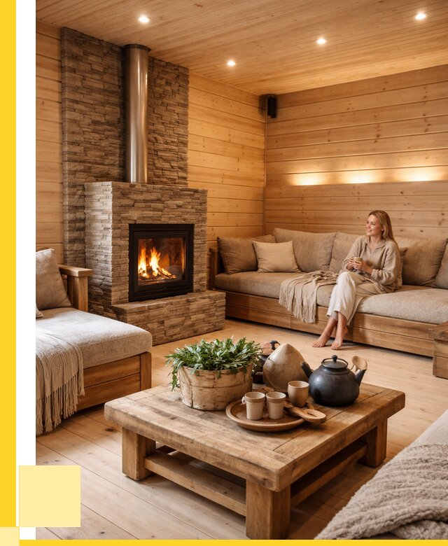 Проект бани с комнатой отдыха в Ярцеве от 35609 р. | ЭриданРцв