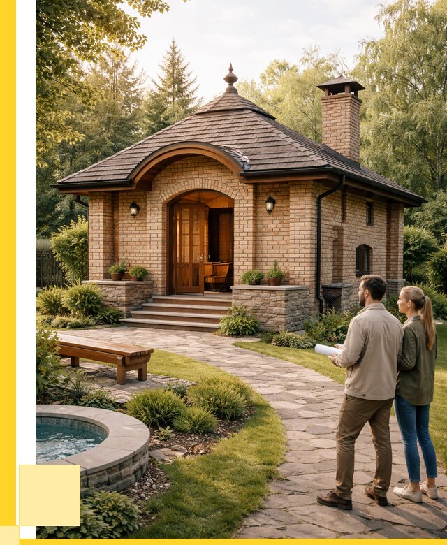 Проект кирпичной бани в Ярцеве от 30522 р. | ЭриданРцв