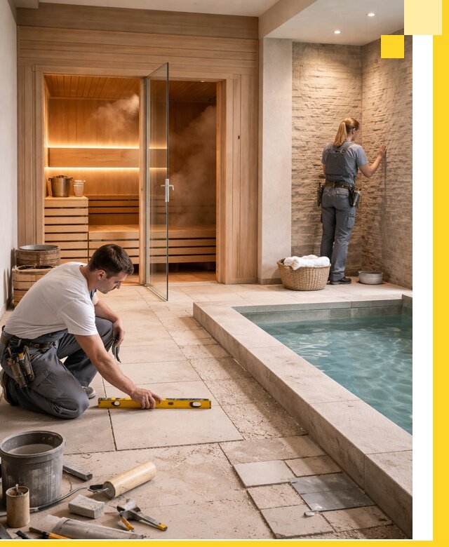 Комплексный дизайн и отделка интерьеров SPA под ключ в Ярцеве